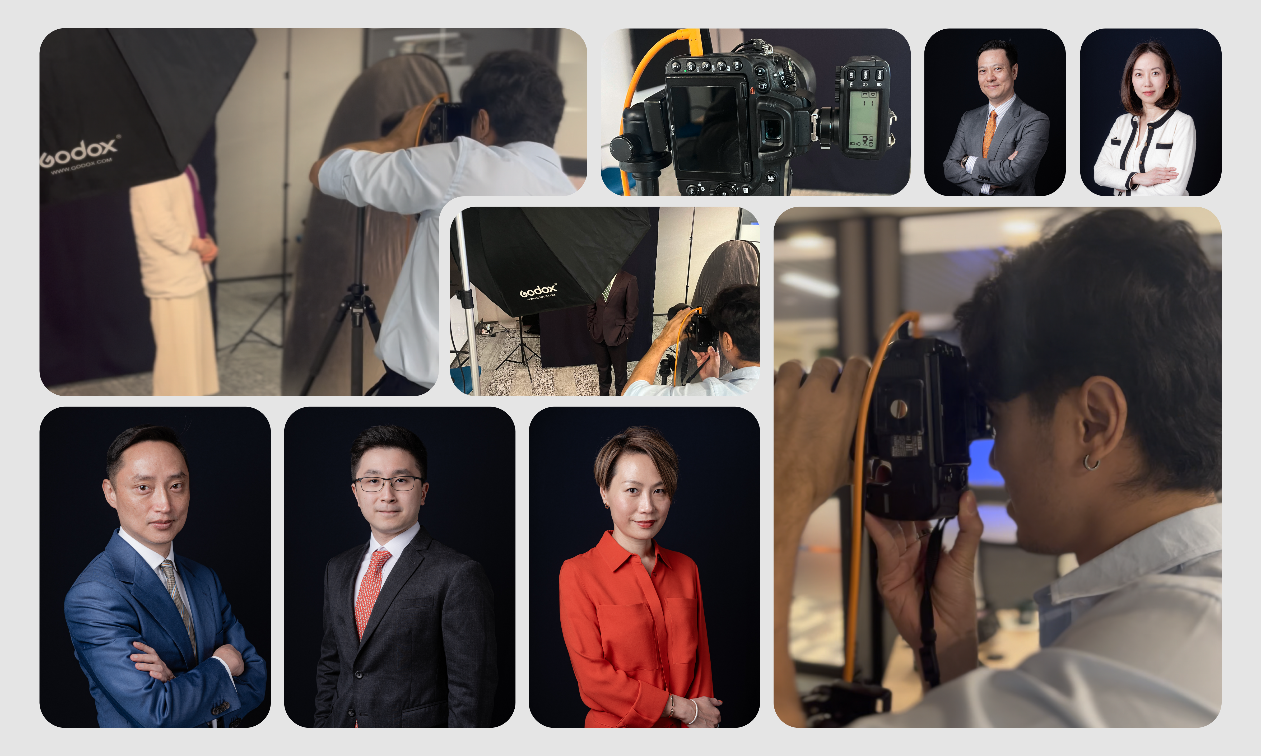 A professional photoshoot for BNP Paribas Wealth Management